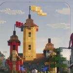 「Minecraft Earth」でつくった城