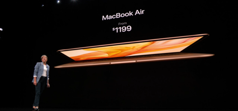 新型MacBook Airの価格