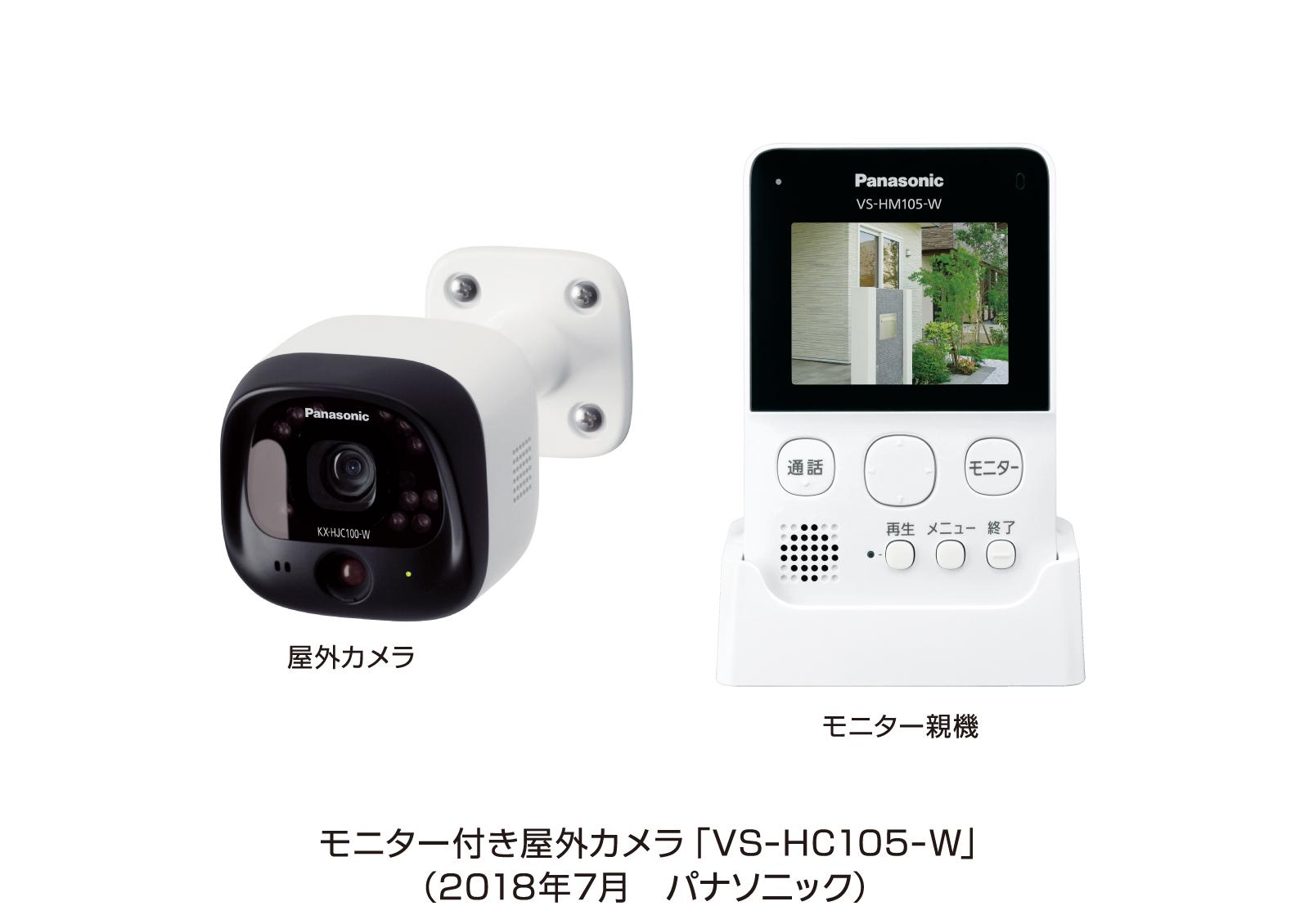 設定不要ですぐ使えるモニター付き屋外カメラ「VS-HC105」が発売！